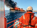 "Aria SF": Four months after its launch at ISA Yachts, the 44.30 metre steel and aluminium construction burned down off Formentera in mid-August.