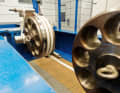 Elongation and breaking load are measured by the tensile testing machine. All lines were preloaded three times with half the breaking load