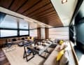 Der Salon auf dem Hauptdeck misst 60 Quadratmeter.