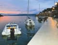 Unser Liegeplatz an der Stadtpier von Novigrad