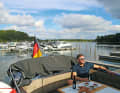Bottom row: "Place in the sun" in the Maribell marina in Jabel