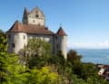 Meersburg Castle high above Lake Constance