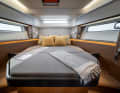 The owner's cabin with double berth is located in the bow.