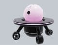 Four rigid pods propel the entertainment buoy.