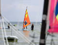 At the fun sports area on the beach, you could try your hand at surfing, among other things
