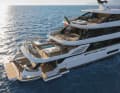 Am Heck der Grande 44M befindet sich das Mezzanin-Deck mit der sogenannten Sea View Terrace.