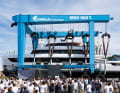Die erste Azimut Grande 44M wurde in Viareggio ihrem Element übergeben.