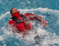 Automatic lifejackets in the test.