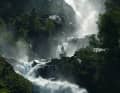 Der Wasserfall von Låtefossen bei Odda.