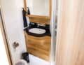The owner's wet room is only accessible from the forward cabin