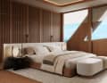 Suite: This is how the VIPs sleep on board.