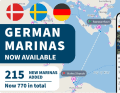 Seit diesem Monat sind auch deutsche Häfen entlang der Ostseeküste gelistet.