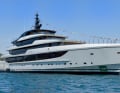 Exterior design: The lines of the 74-metre vessel were designed by Studio Zuccon International Project.