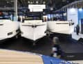 In den Motoryacht Hallen gibt es viele neue Modelle zu bestaunen