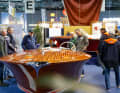 Motorboot beim Classic Forum auf der Messe boot in Düsseldorf.