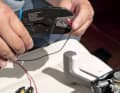 2. The additional cables must be securely clamped and routed at the single-lever control unit