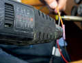 Hot air is used to shrink-wrap the joint, making it watertight