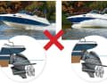 Wrong trim: too high (l.) and too low (r.)