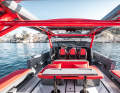 The open sun-top version: you can decide at lunch whether you want to let more sun on board