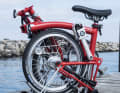 The Brompton is very compact for a folding bike, but it doesn't fit in every back box