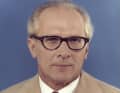 One of the privileged guests. Erich Honecker.