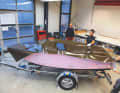 Step 1: Cutting The first step is the rough cutting of the film sheets. To do this, the film is rolled out on the hull and the individual parts, such as the deck, hull sides or stern, are cut to size.