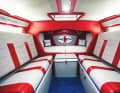 Below deck of the 50 Marauder SS there are sporty seating and reclining
	and sunbathing areas