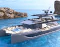 Pool, umklappbares Schanzkleid und eine große Flybridge. Die VisionF 100 bietet Platzverhältnisse wie eine Superyacht