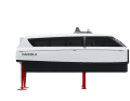Seitenansicht der Candela P-12 Shuttle