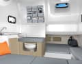 The cushions in the underfloor area are on the accessories list.