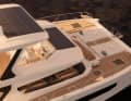 There is plenty of space on the foredeck and two huge sun loungers.