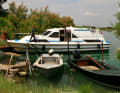 Mit dem Charter-Hausboot unterwegs auf den Lagunen von Marano und Grado.