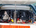 The Colombo is powered by two V8 petrol engines.
