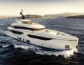 "Ace": the 44 metre long Conrad flagship and its minimalist interior.