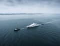 A towing unit brought the 120 metre project