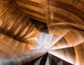 The shipyard built the panels from walnut with a horizontal grain in a downward ...