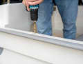 The holes are drilled with a 12.5 mm drill bit