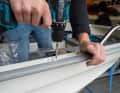 ... the drill holes for the M6 screws follow