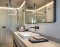 Each of the guest cabins on board has its own, separately accessible bathroom.