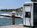 Electric charging station on Lake Garda