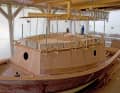 Schwedische Bottenküste: Alaskan-Skiff „Knipse“ vor der Reise im Bau.