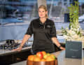 Sarah Kroker worked as a chef on board the Sunreeef 80 "Endless Horizon".