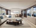 The interior design is by ACPV Architects – Antonio Citterio Patricia Viel – under the direction of Chiara Massarani. The Custom Line Atelier provided support with the bespoke design.