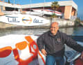 Visiting a powerboat legend: Tullio Abbate.