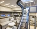 Pershing 62: Das Wohndeck ist edel