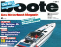 80er (im Bild), 90er und 2000er: Die Boote und die Titel­gestaltung änderten sich im Lauf der Jahrzehnte, das BOOTE-Logo und unser Themenspektrum sind geblieben