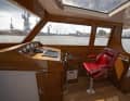 Von Judel/Vrolijk konstruiert, in der Yachtwerft Lütje gebaut: die 15-m-Binnenmotoryacht Georgia 50.