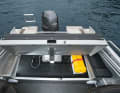 Technology and storage space under the rear bench seat
