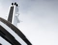 Der neue schlanke Mast und ...