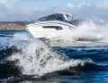 The Finnmaster T9 reaches a top speed of 54 knots with an engine of 800 hp.